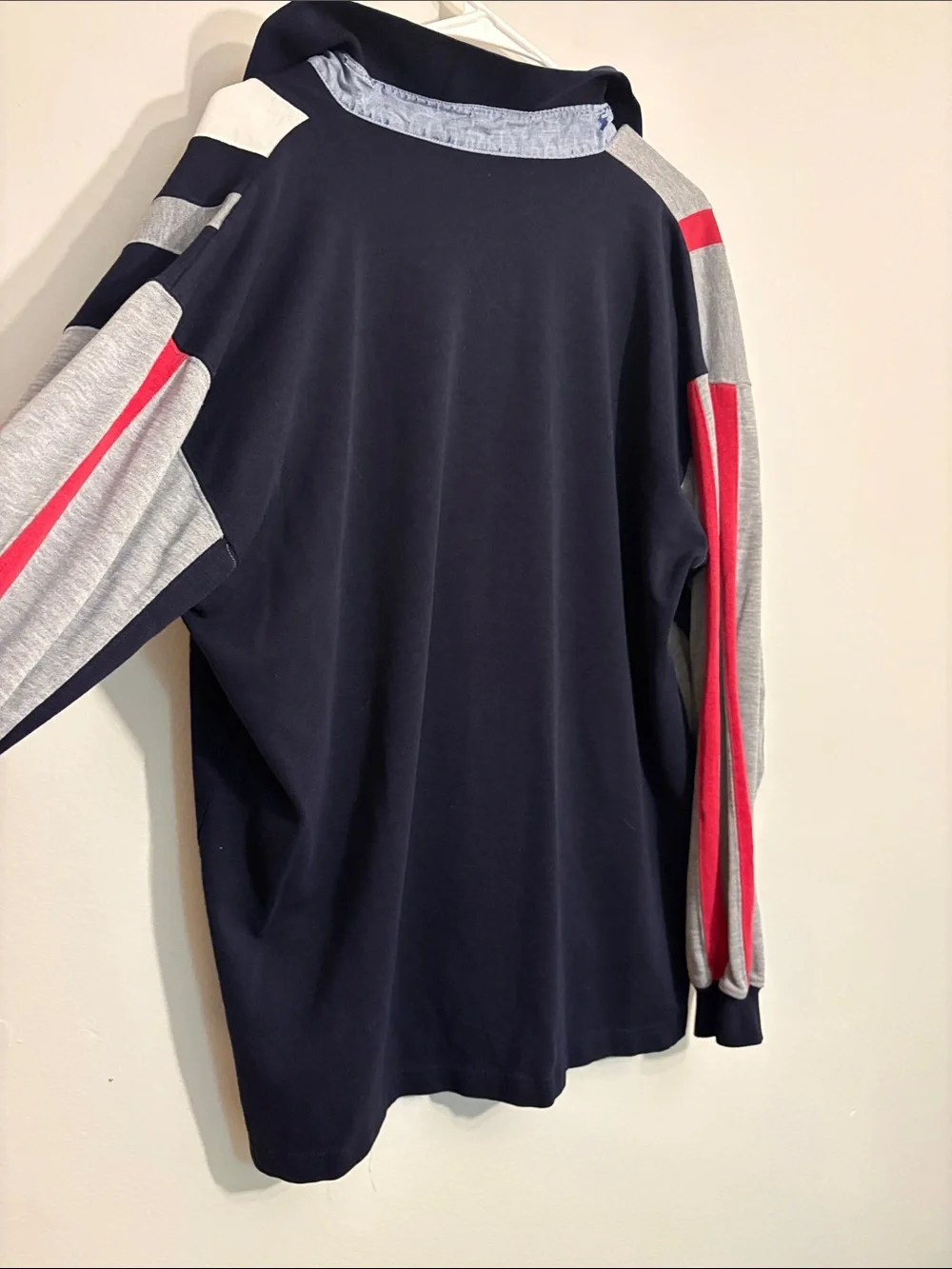Vintage knights of round table Polo red white grey blue